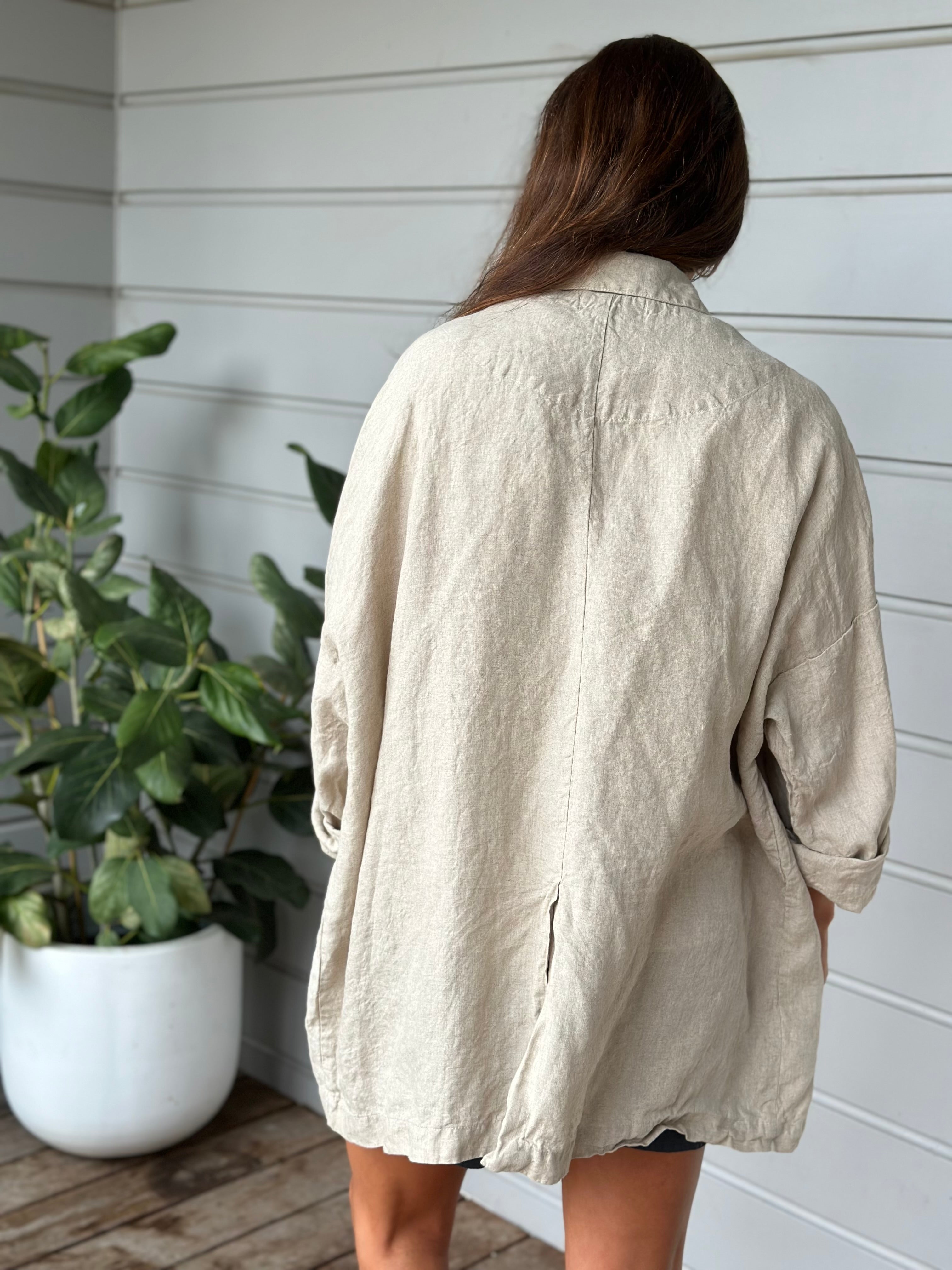 albert blazer -natural linen - Image 7