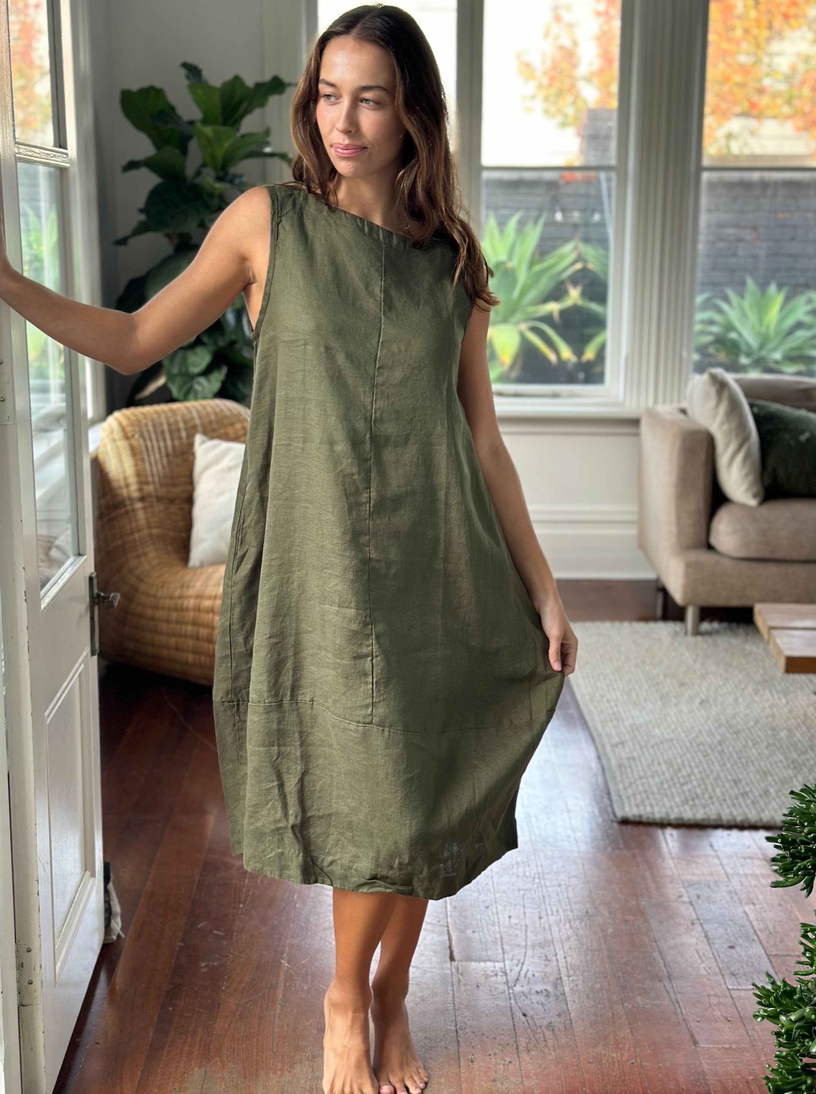 adele dress-army linen